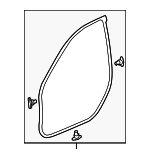 72350TVAA01 - : Door Weather-Strip for Honda: Accord Image