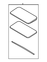 912105ZA0A - : Sunroof Glass for Nissan Image