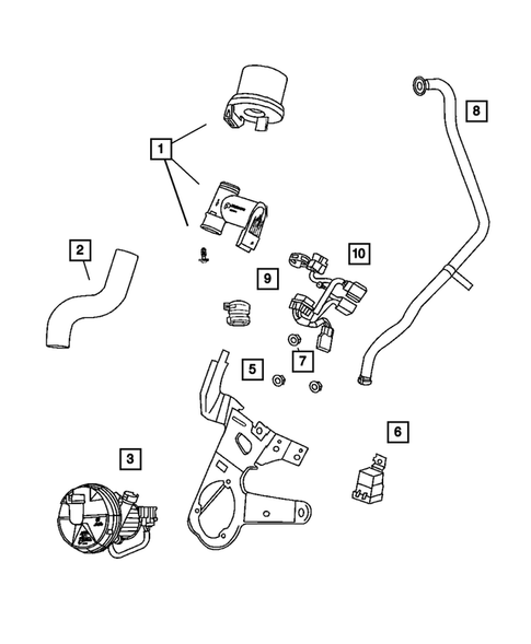 Air Pump for 2005 Chrysler Sebring #0