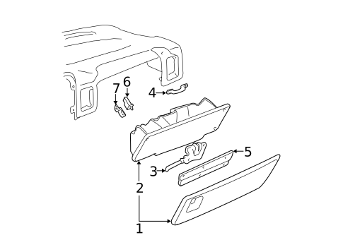 Glove Box for 2007 Chevrolet Silverado 1500 Classic #0