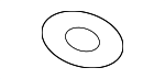 565253Q000 - Steering: Lower Bearing Snap Ring for Hyundai Image