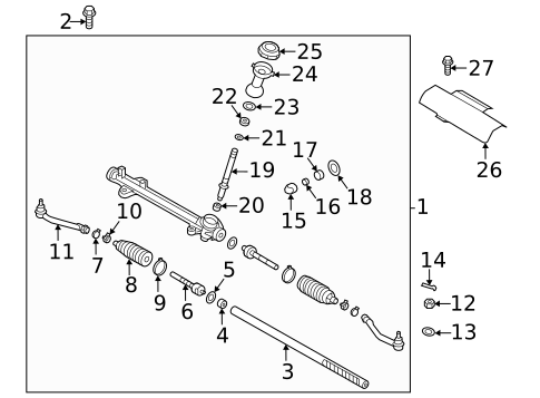 Gaskets & Sealing Systems for 2025 Hyundai Santa Fe #0