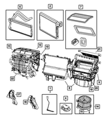 5012700AA - Air Conditioners and Heaters: Tapping Screw, Blower Motor for Chrysler: 200, Aspen, Sebring | Dodge: Avenger, Durango, Journey, Ram 1500, Ram 2500, Ram 3500 | Jeep: Cherokee, Compass, Grand Cherokee, Grand Wagoneer, Patriot, Wagoneer | Ram: 1500, 1500 Classic, 2500, 3500, ProMaster 1500, ProMaster 2500, ProMaster 3500 Image