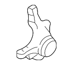 28313AE030 - : Knuckle for Subaru: Baja, Forester, Impreza, Legacy, Outback Image