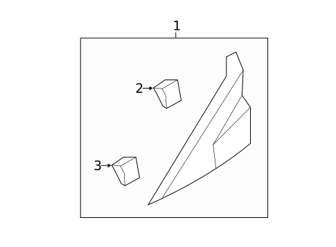 Exterior Trim - Pillars for 2014 Hyundai Accent #0