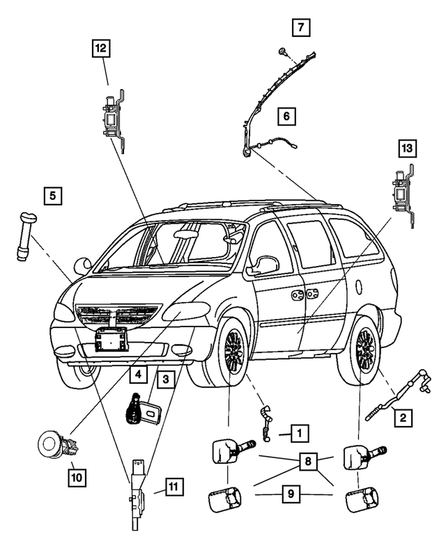 4894032AE - Electrical: Pinch Sensor, Right for Mopar Image image