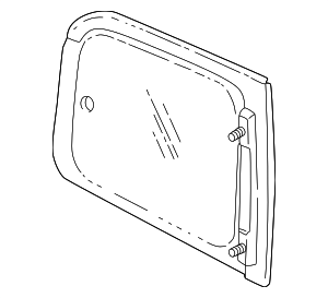 10349890 - : Part# 10349890 F Window for Chevrolet: Venture | Pontiac: Montana, Trans Sport Image