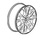 23315486 - : Wheel, Alloy for Buick: Envision Image