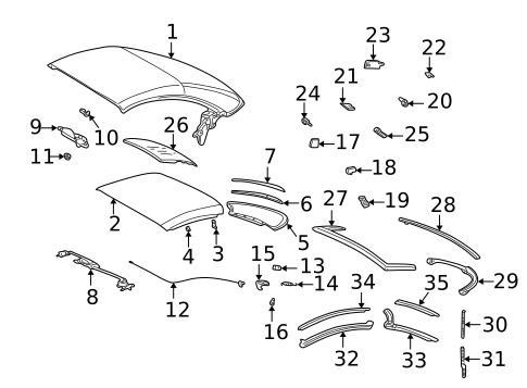 Top & Components for 2009 Mercedes-Benz SL63 AMG #0