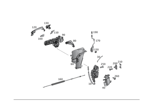 Locking System for 2006 Mercedes-Benz SLK55 AMG #0