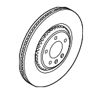 LR153550 - Brakes: Rotor for Land-Rover Image image