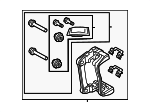 LR165251 - Brakes: Caliper Mount for Land-Rover Image image