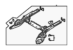 G1FZ5810124A - Body: Rear Rail Assembly for Ford: Focus Image