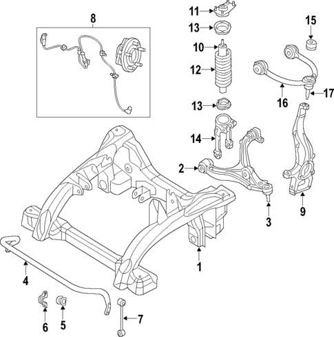 Suspension Components for 2007 Jeep Commander #1