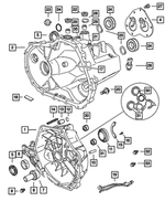 68026543AA - T355; 5-Speed; Manual Transaxle: Transmission Case for Mopar Image