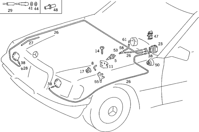 1268000078 - Vacuum System: Check Valve for Mercedes-Benz Image image