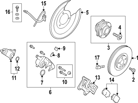 Anti-Lock Brakes for 2021 Volvo XC40 Recharge #3