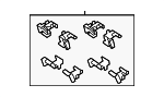 494860050 - Brakes: Repair Kit for Toyota Image