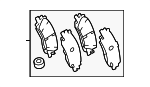 446657010 - Brakes: Brake Pads for Toyota Image