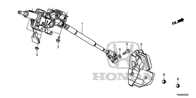 Steering Column for 2016 Honda CR-V #0