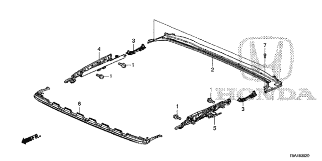 Roof Slide Components for 2016 Honda Fit #0