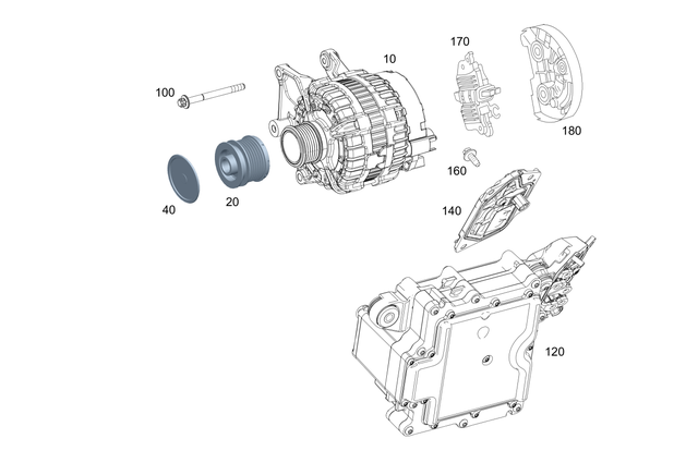 264900160008 - Electrical Equipment and Instruments: Control Unit for Mercedes-Benz Image image