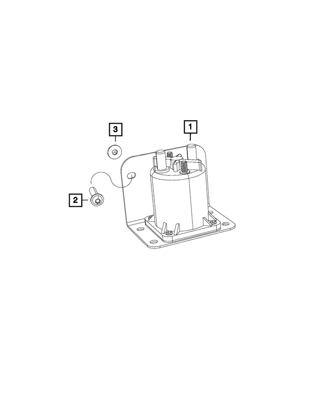 6035723 - Electrical: Hex Nut And Washer for Mopar Image