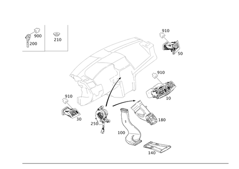 Air Ducting for 2015 Mercedes-Benz E550 #0