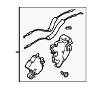 61035SA001 - Body: Lock Assembly for Subaru: Forester Image