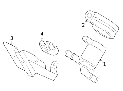 Water Pump for 2007 Volkswagen Touareg #1