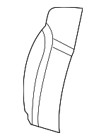 68024894AB - Body: Seat Back Pad for Chrysler: Sebring Image