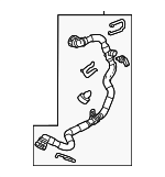 86803293 - : Water Hose for Acura Image