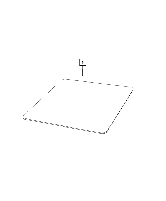 6RV52TX7AC - Interior Trim: Cargo Mat for Mopar Image
