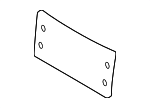 LR150981 - Body: License Plate Bracket for Land-Rover Image