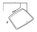 65109FE020 - Body: Back Glass for Subaru Image