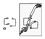 282723N201 - Cooling System: Inlet Pipe for Hyundai Image