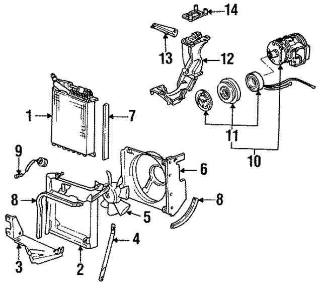 96462403100 - HVAC: Shroud for Porsche Image