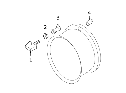 Tire Pressure Monitor Components for 2008 Nissan Maxima #0