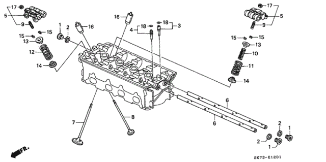 Valve - Rocker Arm (2) for 1992 Acura Integra #0