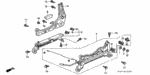 90143ST5900 - Interior/Bumper: BOLT-WASHER (8X21) for Honda Image