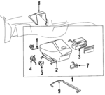 8855028010 - : Motor for Toyota: Previa Image