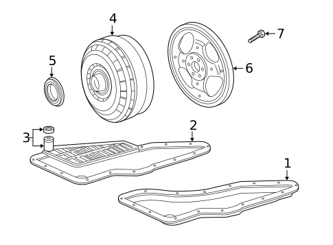 Transaxle Parts for 2004 Ford Freestar #0