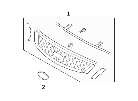 Grille & Components for 2005 Ford Five Hundred #0