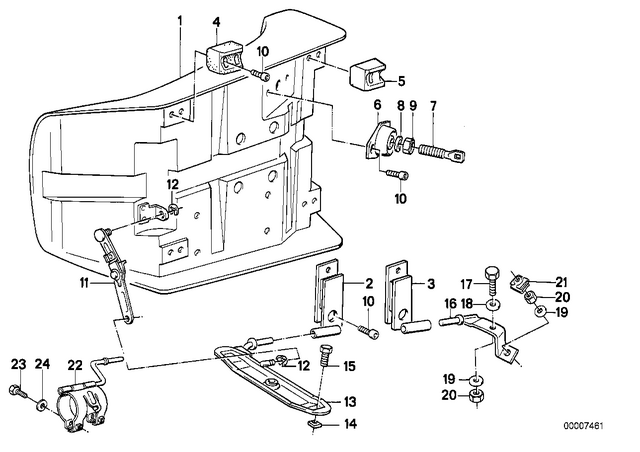 52532300330 - : Holder for BMW-Motorrad Image