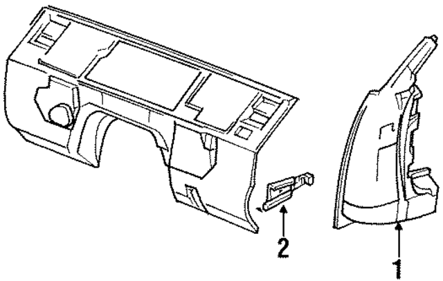 41218108442 - Body: Hinge Pillar for BMW Image