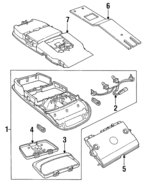 4728542 - Body: Console Assembly for Chrysler: Concorde, LHS, New Yorker | Dodge: Intrepid Image