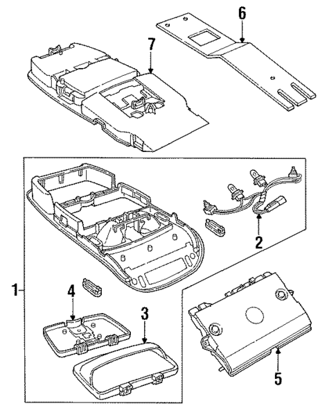 Overhead for 1995 Chrysler New Yorker #1