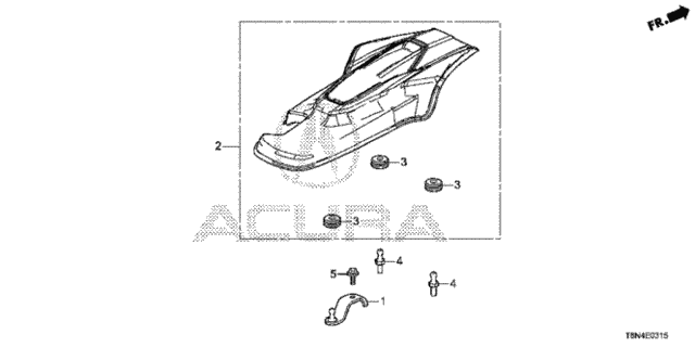Engine Cover for 2020 Acura NSX #0