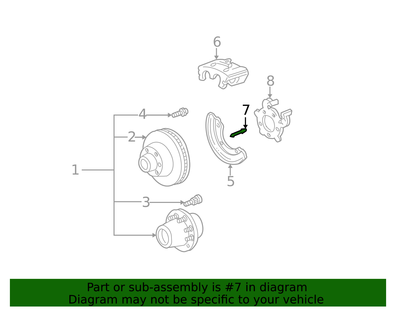 1999-2016 Ford OEM NEW Ford Pin - Locating 6C3Z-2C150-BA 6C3Z-2C150-BA ...