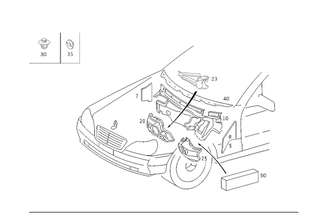 2206824028 - Panelling: Damping for Mercedes-Benz Image image